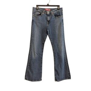 Levi Strauss 519 Flare Jeans Women's 9 Vintage Y2K Blue Low Rise Retro